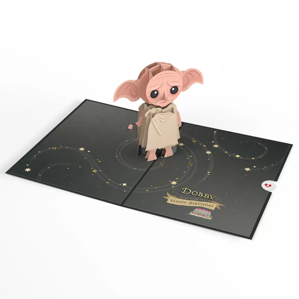 Lovepop Pop-Up Bouquets | Card & Gift Bundles | Harry Potter™ Dobby™ Birthday Pop-Up Card & Flower Buds Bouquet Bundle
