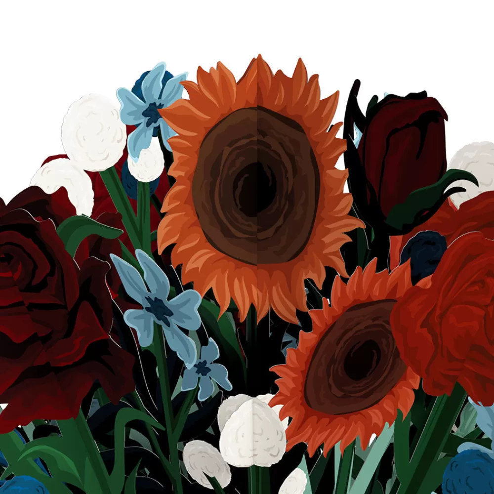 Lovepop Pop-Up Bouquets | Card & Gift Bundles | Harry Potter™ Hedwig™ Birthday Pop-Up Card & Flower Buds Bouquet Bundle