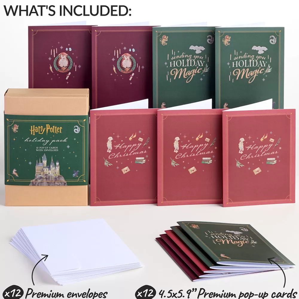 Lovepop Value Packs | Christmas 12/25 | Harry Potter™ Holiday Box Set (Assorted 12-Pack): Paperpop® Card