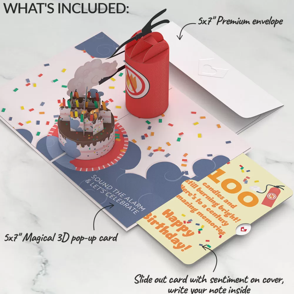 Lovepop Birthday | Holy Smokes You're Old Birthday Pop-Up Card and Sentiment Set
