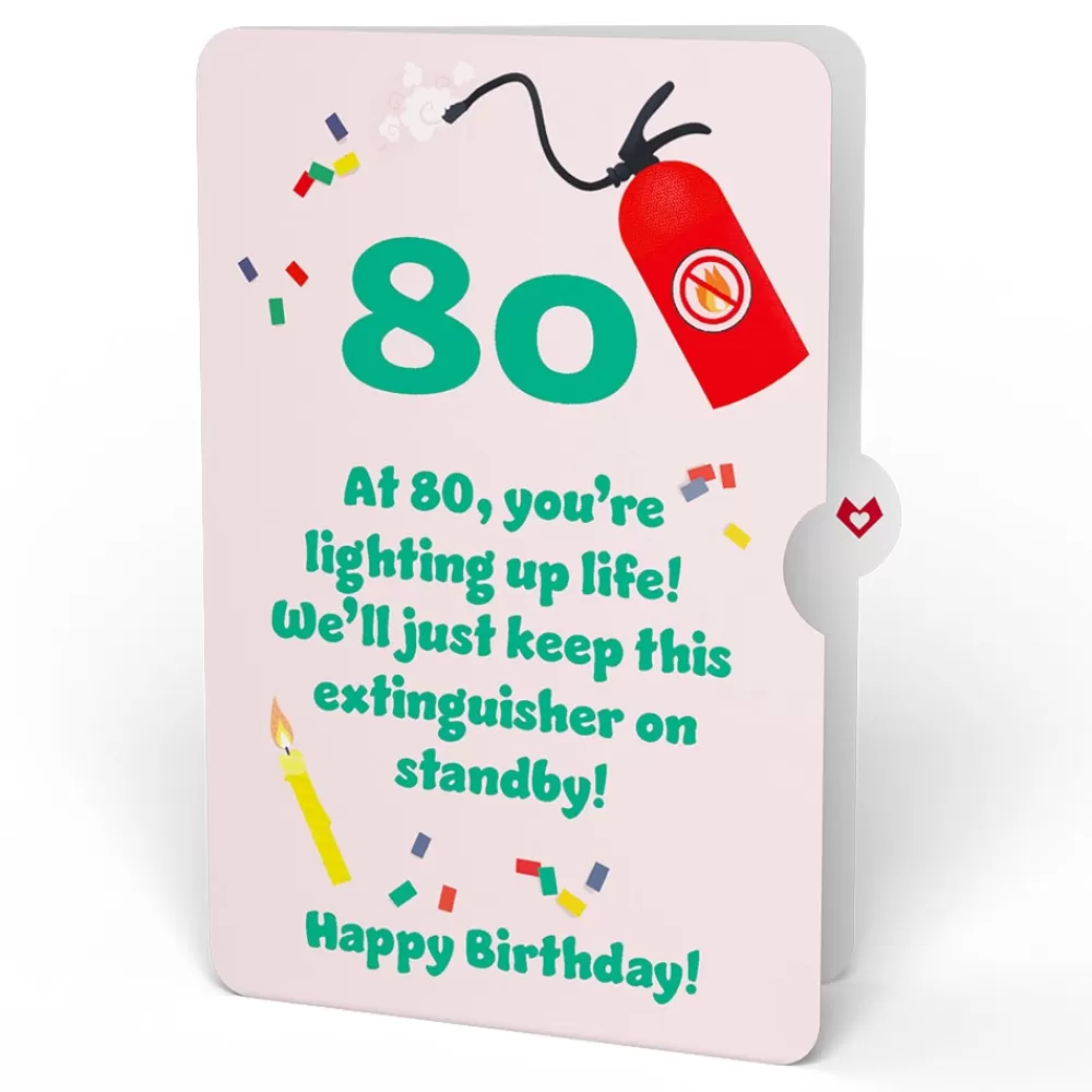 Lovepop Birthday | Holy Smokes You're Old 80th Birthday Pop-Up Card and Sentiment Set