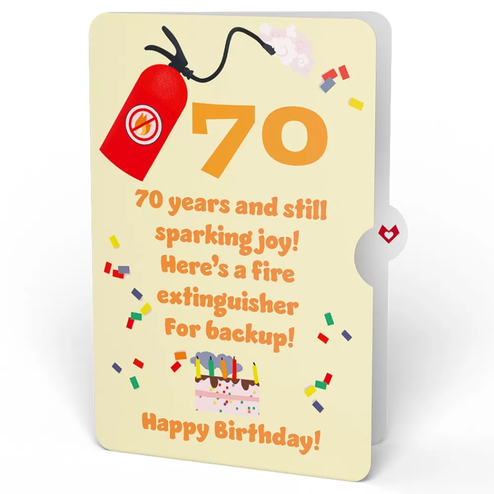 Lovepop Birthday | Holy Smokes You're Old 70th Birthday Pop-Up Card and Sentiment Set