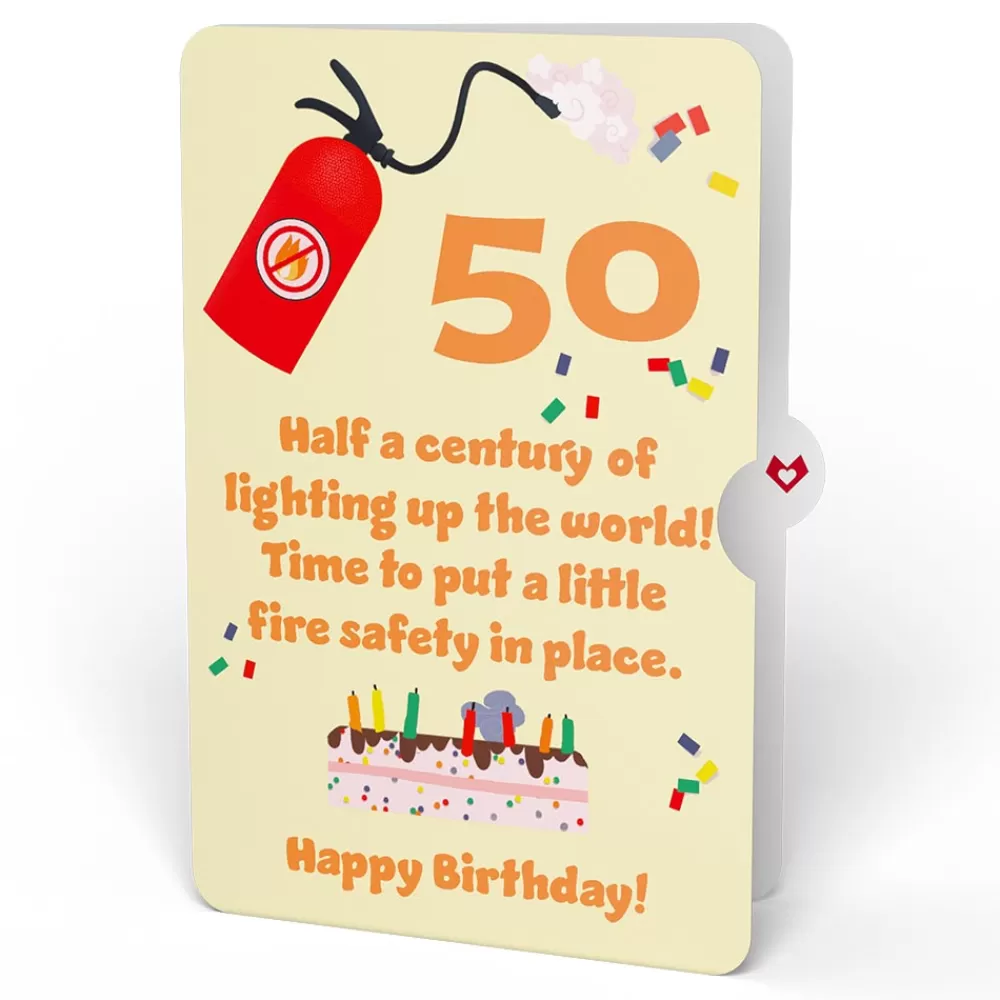 Lovepop Birthday | Holy Smokes You're Old 50th Birthday Pop-Up Card and Sentiment Set