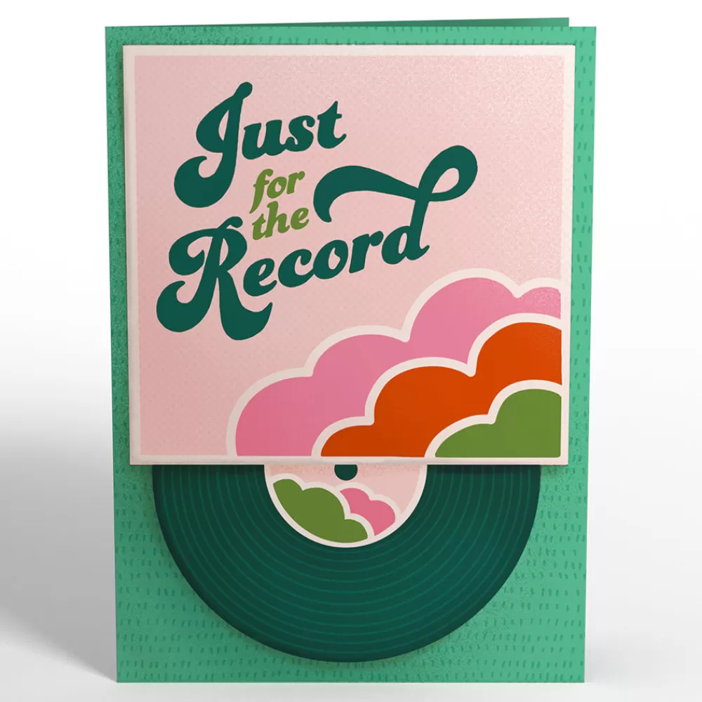 Lovepop Greeting Cards | Anniversary | Just for the Record Anniversary Pop-Up Card