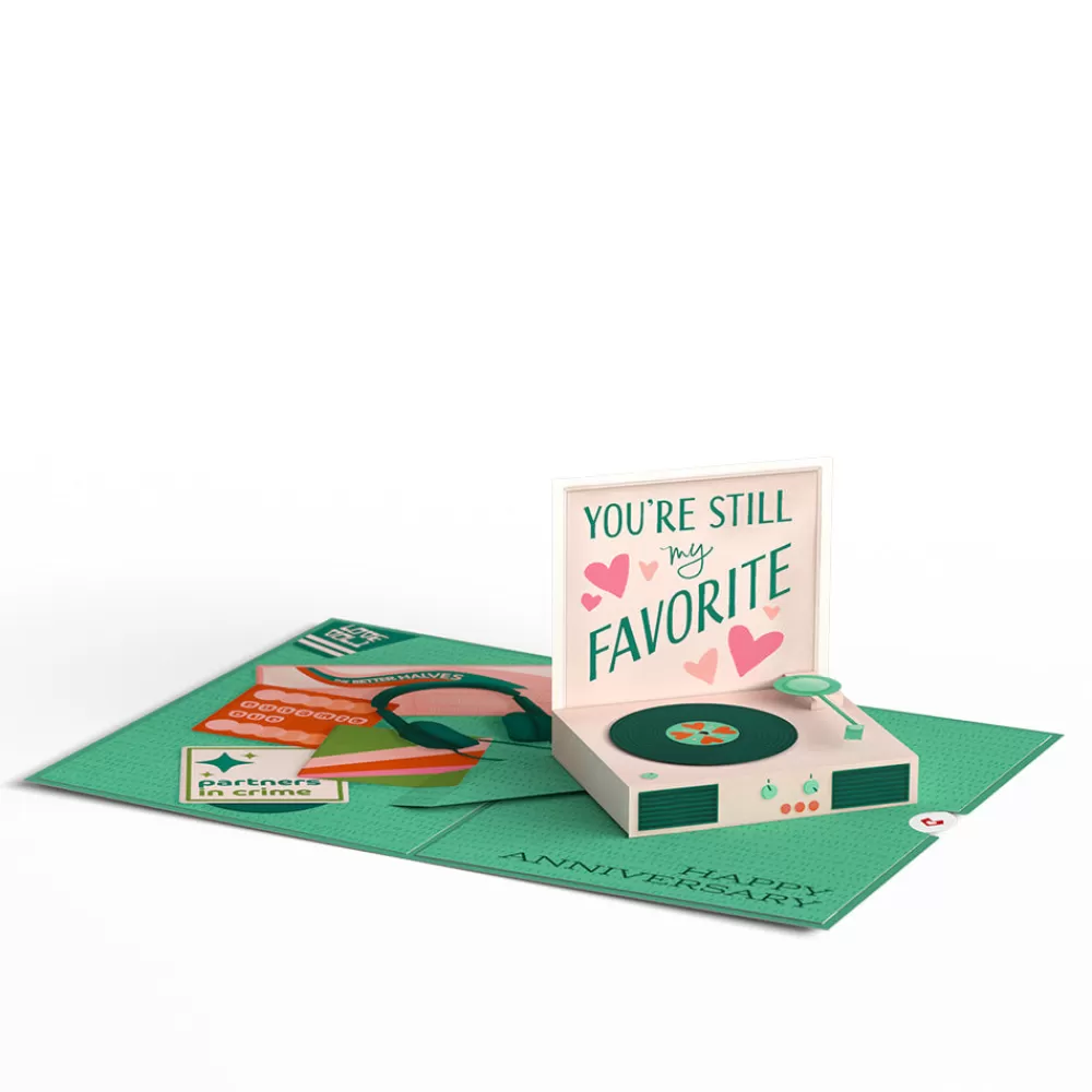 Lovepop Greeting Cards | Anniversary | Just for the Record Anniversary Pop-Up Card