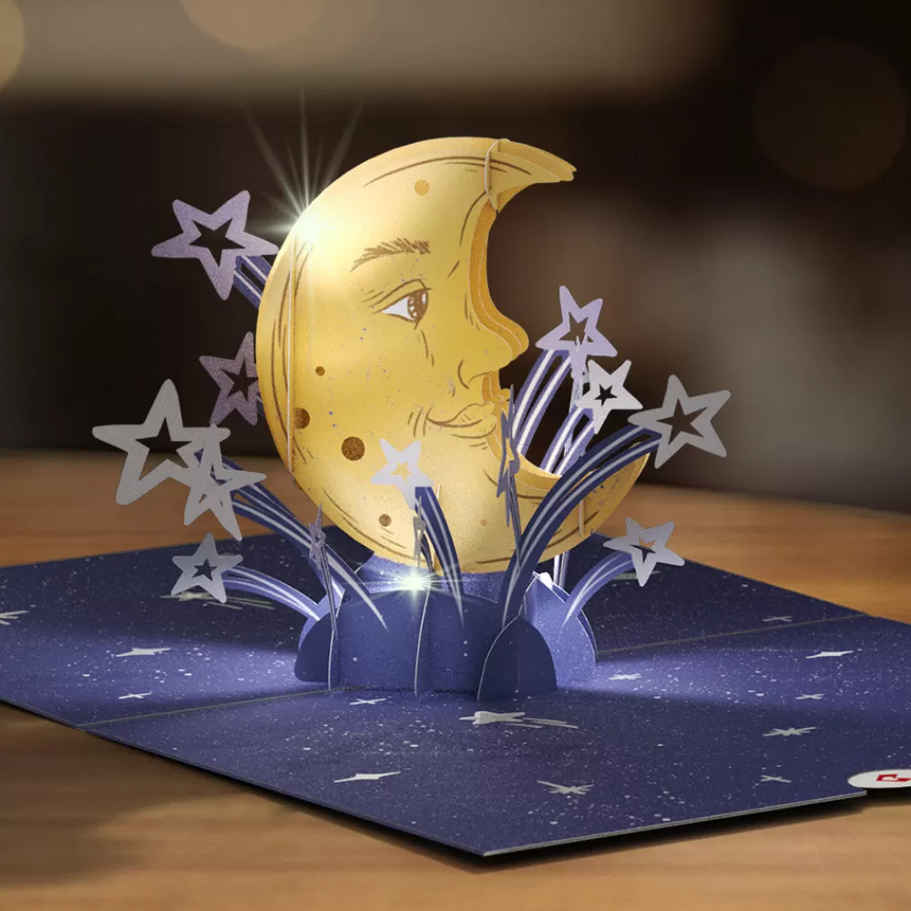 Lovepop Valentine'S Day 2/14 | Love You to the Moon and Back Light-Up Pop-Up Card