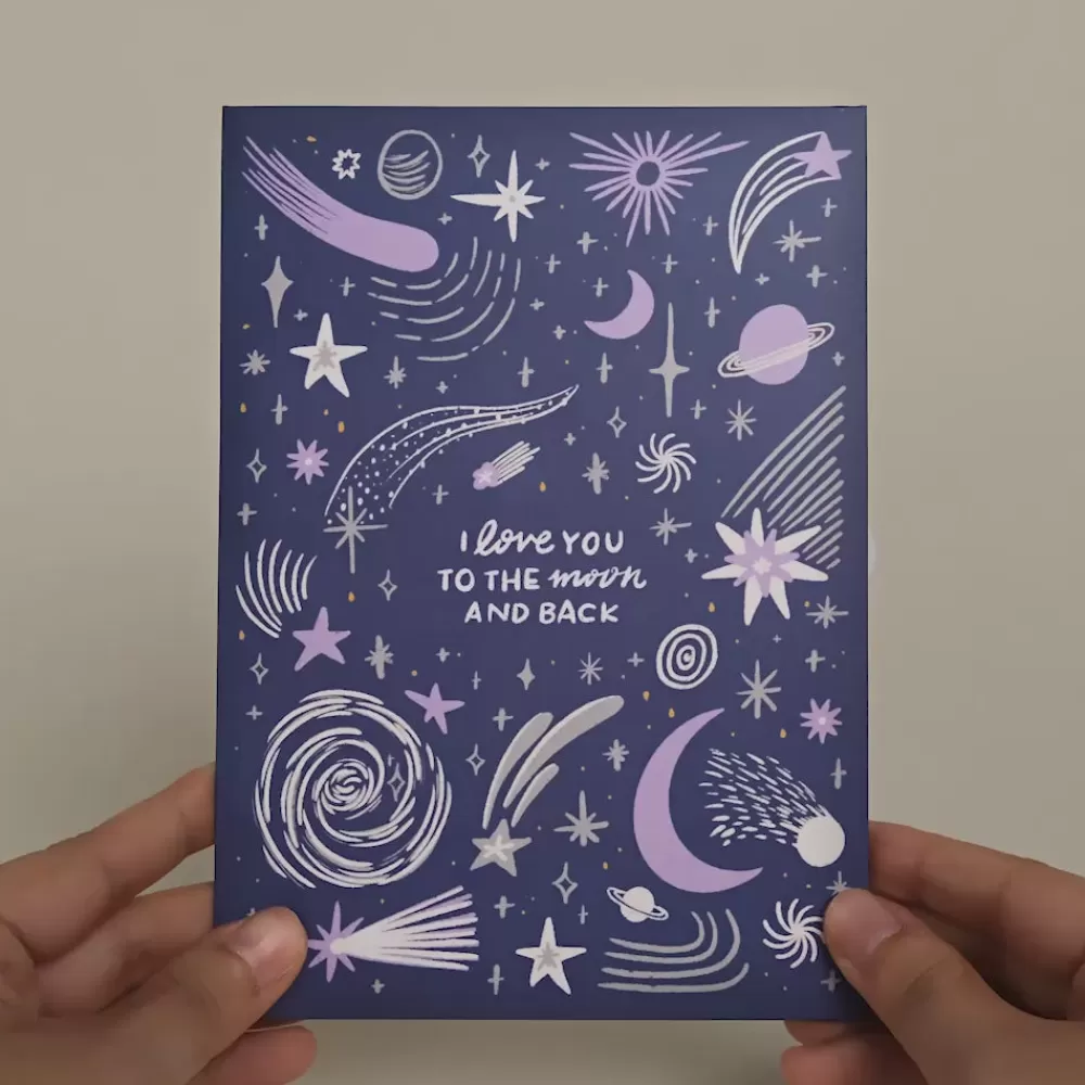 Lovepop Valentine'S Day 2/14 | Love You to the Moon and Back Light-Up Pop-Up Card