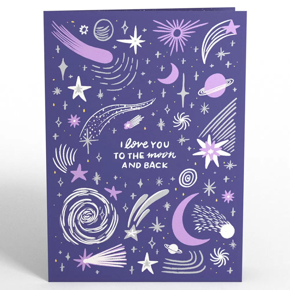 Lovepop Valentine'S Day 2/14 | Love You to the Moon and Back Light-Up Pop-Up Card