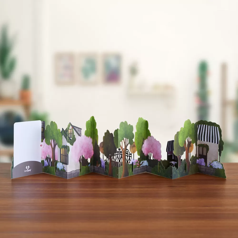 Lovepop Decor | Anniversary | Loving You is a Walk in the Park Loooooong Card™ (Expands to 2 feet)