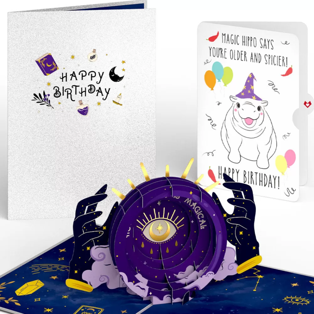 Lovepop Birthday | Magical Birthday with Magic Hippo Pop-Up Card and Sentiment Set