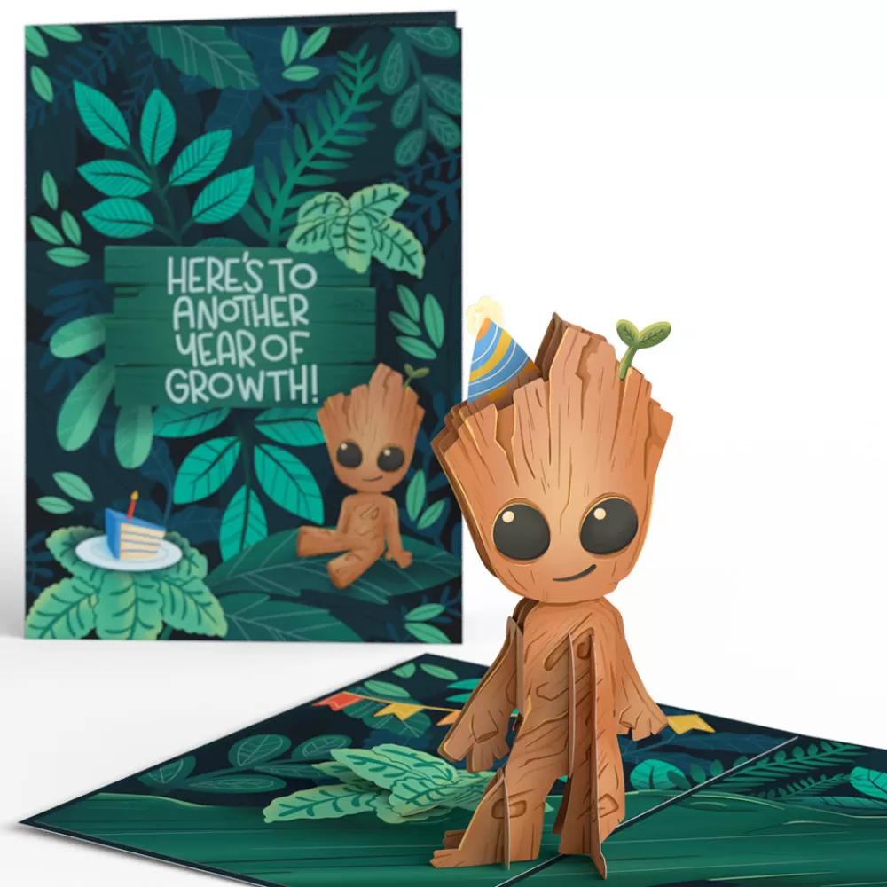 Lovepop Birthday | Marvel | Marvel's Guardians of the Galaxy Groot Year of Growth Birthday Pop-Up Card