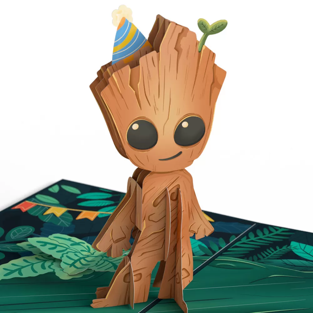 Lovepop Birthday | Marvel | Marvel's Guardians of the Galaxy Groot Year of Growth Birthday Pop-Up Card