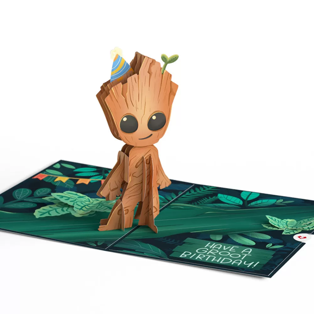 Lovepop Birthday | Marvel | Marvel's Guardians of the Galaxy Groot Year of Growth Birthday Pop-Up Card