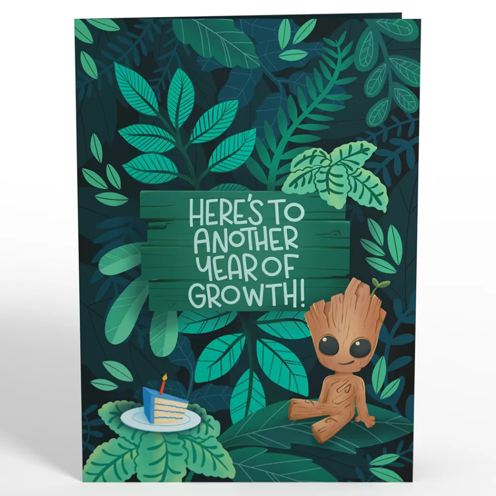 Lovepop Birthday | Marvel | Marvel's Guardians of the Galaxy Groot Year of Growth Birthday Pop-Up Card