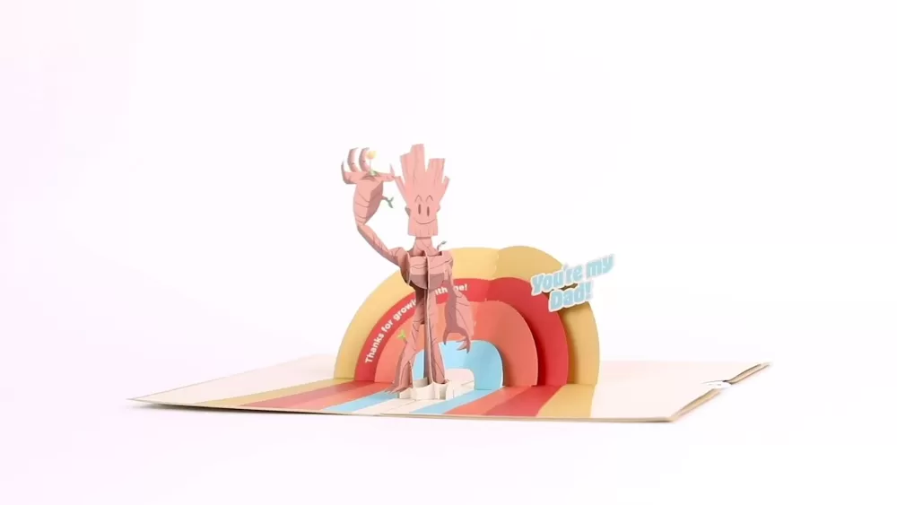 Lovepop Father'S Day 6/15 | Dad | Marvel's Guardians of the Galaxy Groot-ful You're My Dad Pop-Up Card