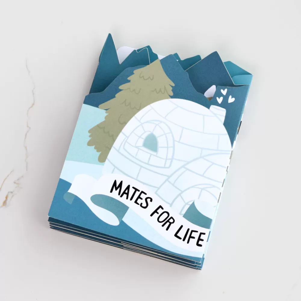 Lovepop Decor | Anniversary | Mates For Life Happy Anniversary Loooooong Card™ (Expands to 2 feet)