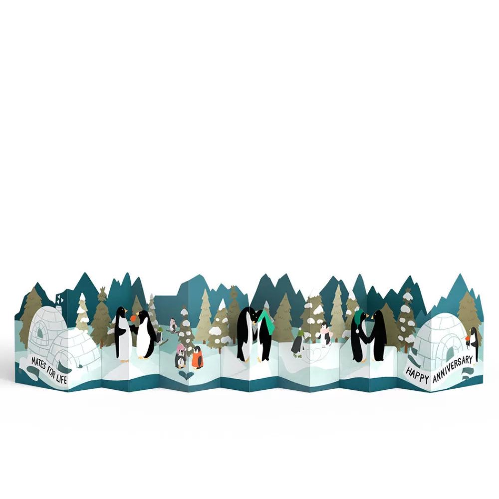Lovepop Decor | Anniversary | Mates For Life Happy Anniversary Loooooong Card™ (Expands to 2 feet)