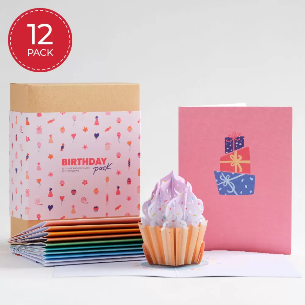 Lovepop Value Packs | Birthday | Paperpop Birthday Box Set (Assorted 12-Pack): Paperpop® Card