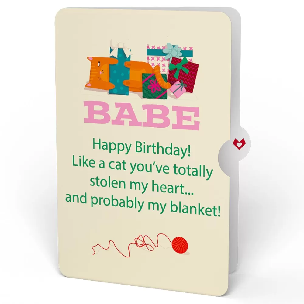 Lovepop Birthday | Party Cats Birthday Pop-Up Card and Sentiment Set for Babe