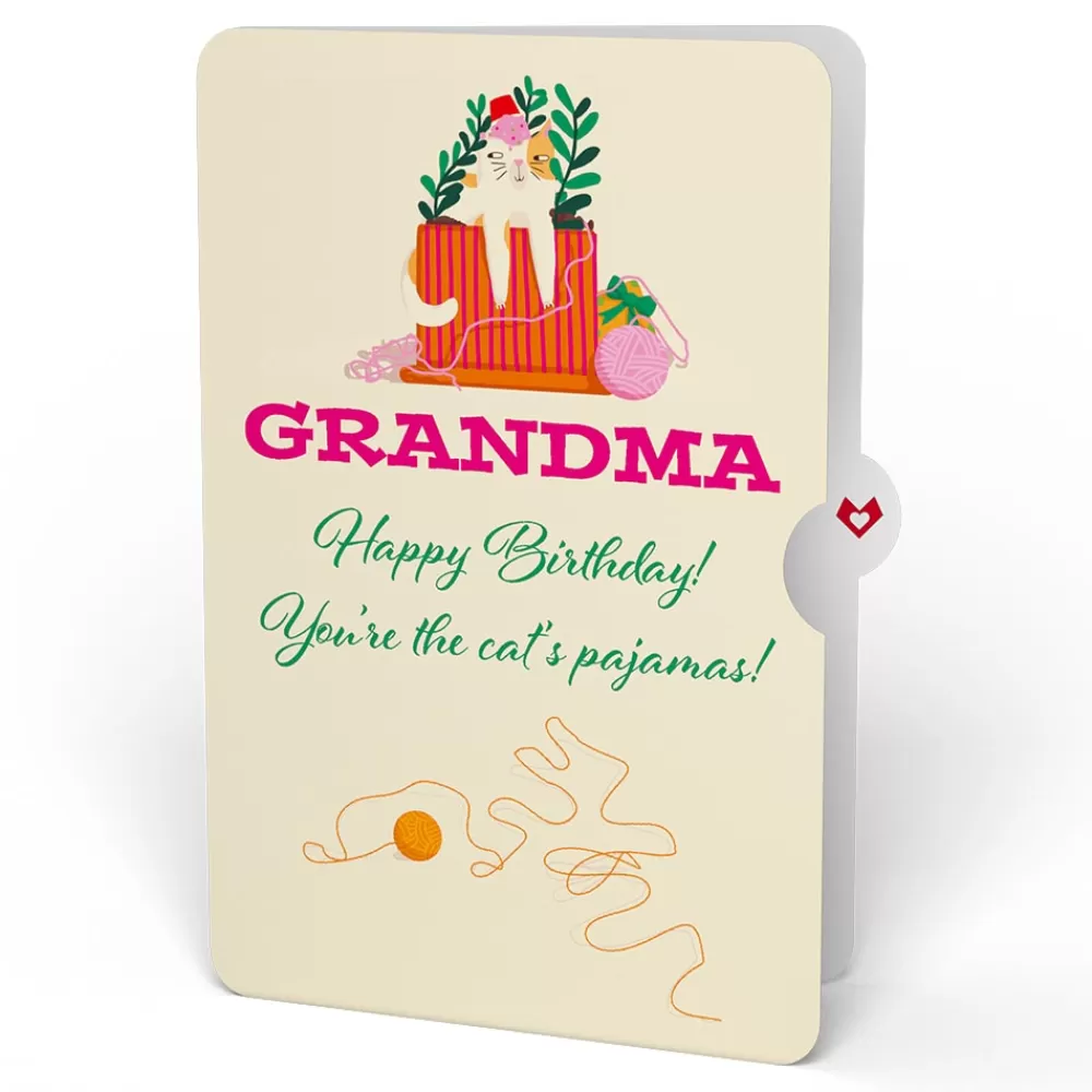 Lovepop Birthday | Party Cats Birthday Pop-Up Card and Sentiment Set for Grandma