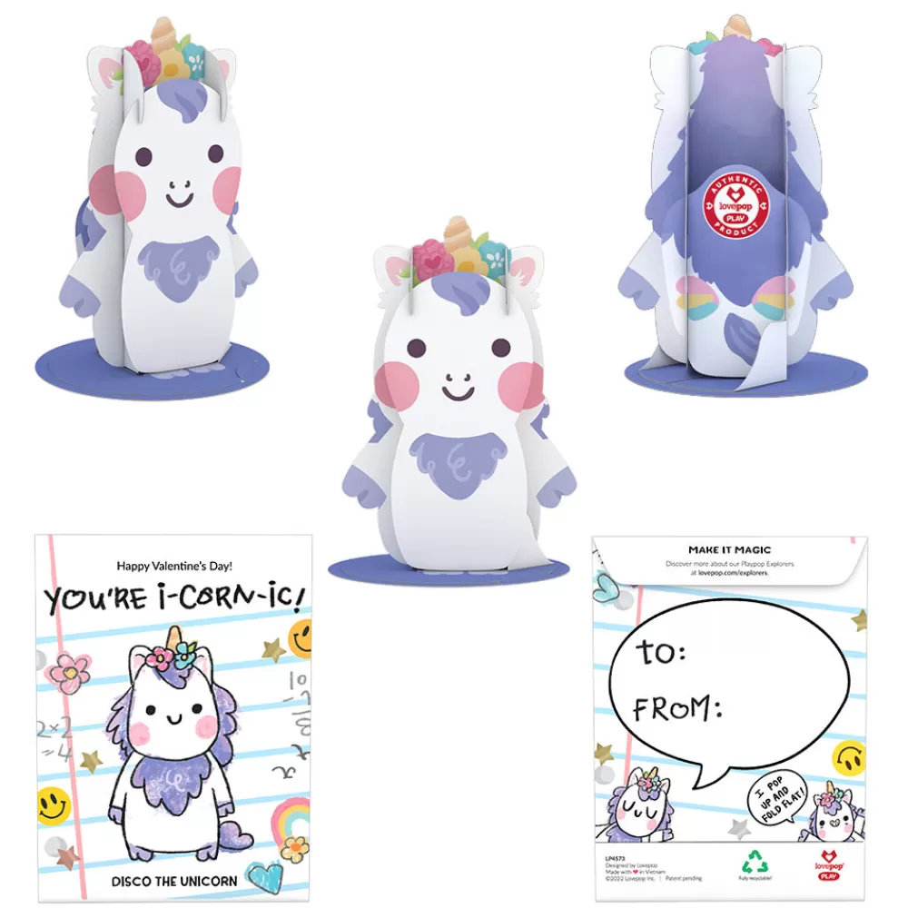 Lovepop Valentine'S Day 2/14 | Kids | Playpop Explorers™: Assorted Valentine's for Kids 8-Pack