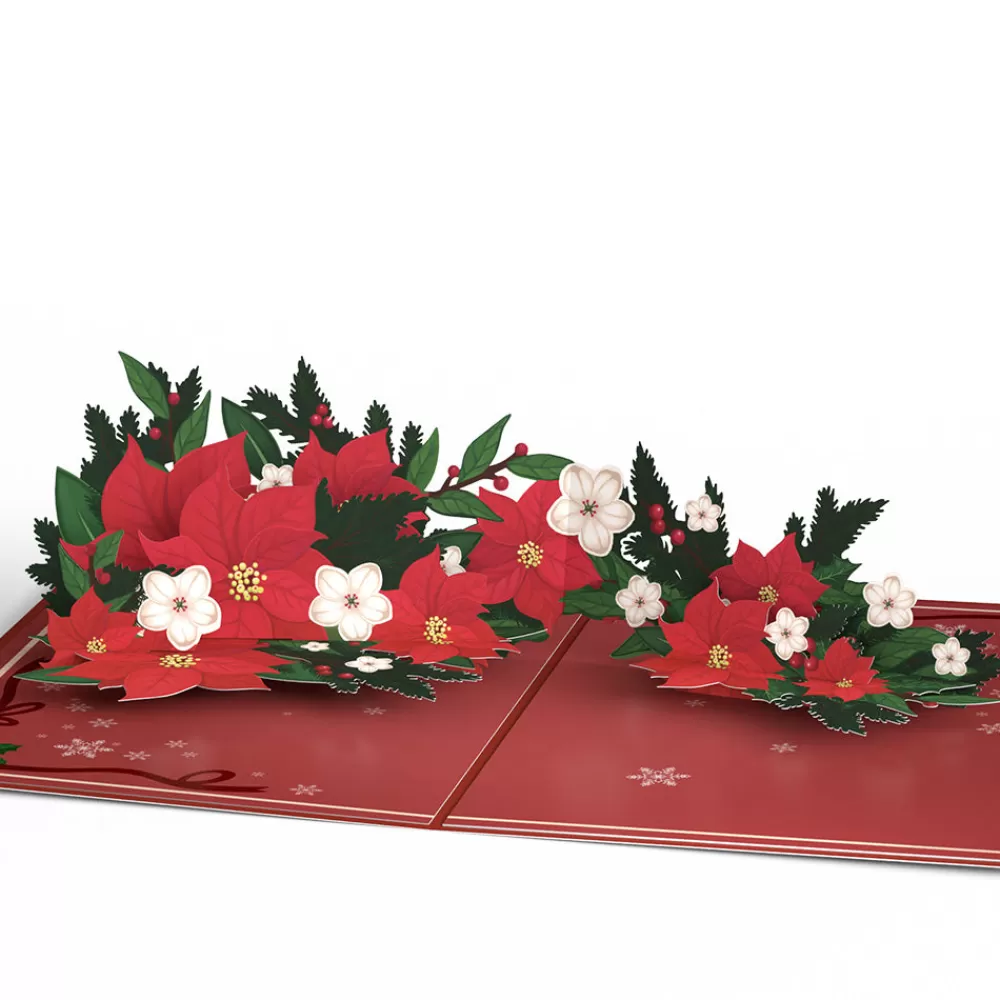 poinsettia__pine_popup_card_2.webp Lovepop Greeting Cards | Poinsettia & Pine Pop-Up Card