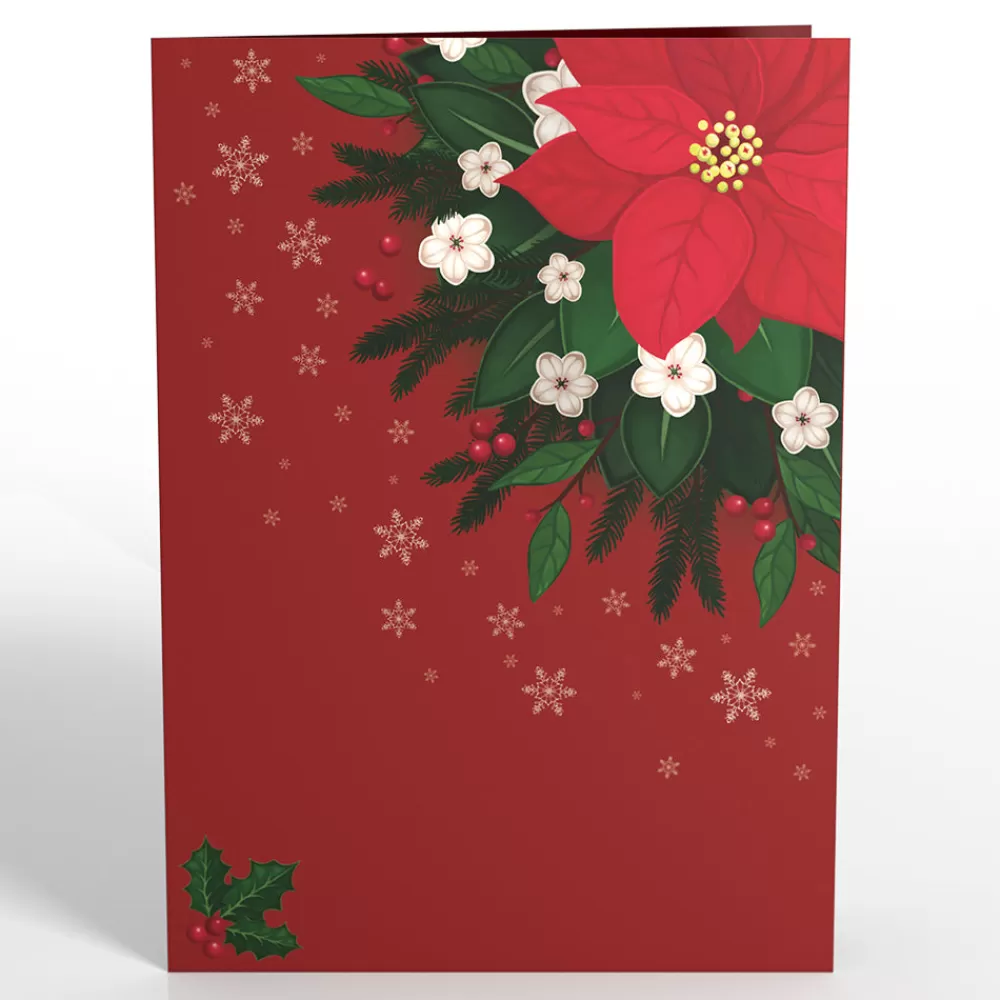 poinsettia__pine_popup_card_3.webp Lovepop Greeting Cards | Poinsettia & Pine Pop-Up Card