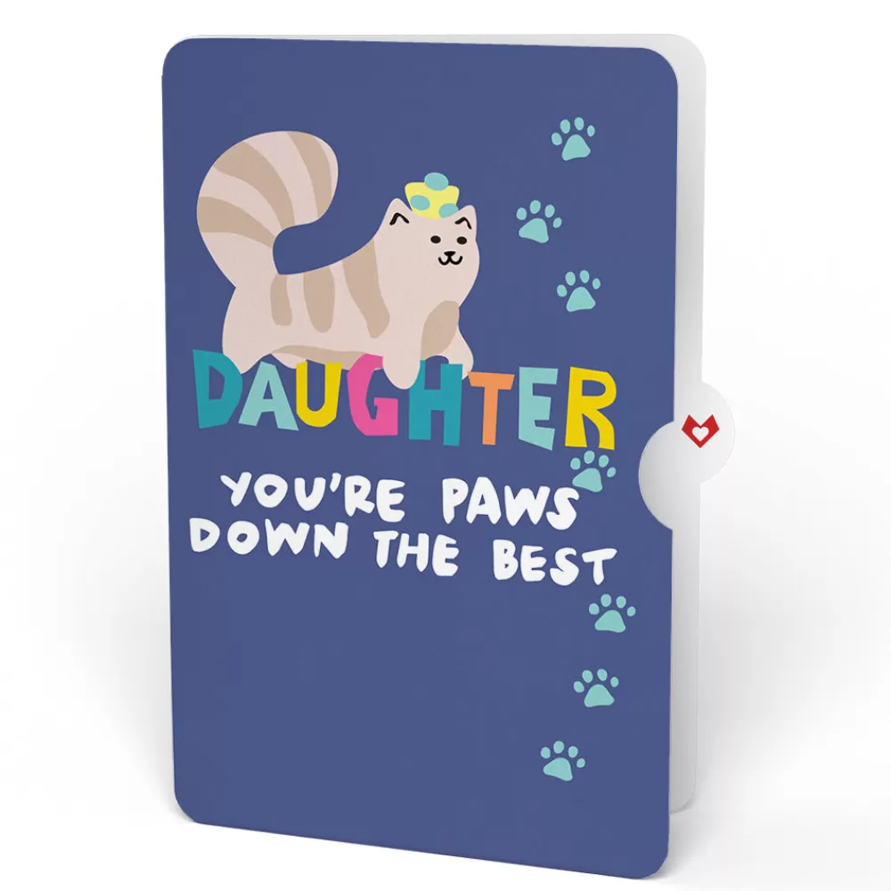 Lovepop Pop-Up Bouquets | Birthday | Purr-fect Cat Birthday Bouquet and Sentiment Set for Daughter
