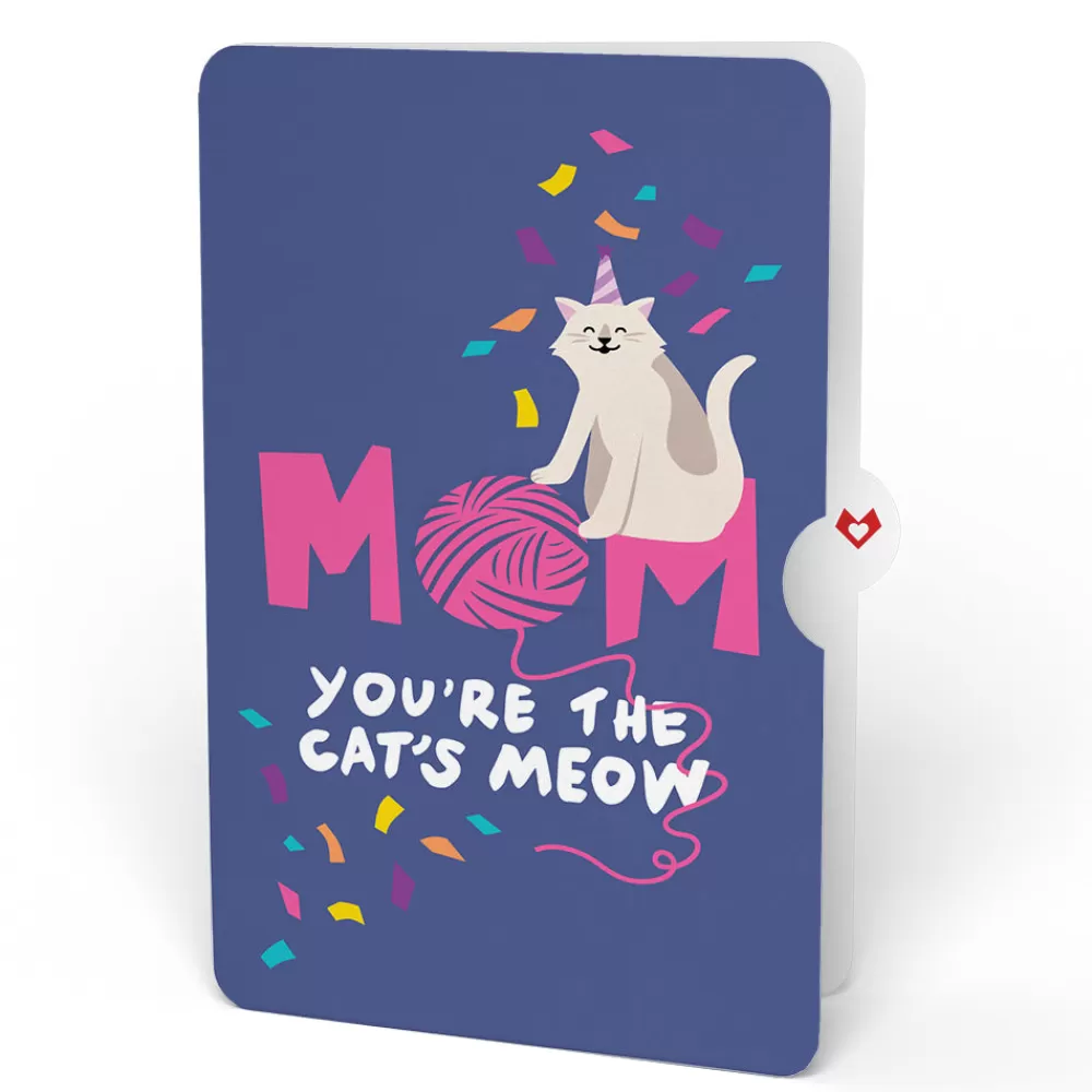 Lovepop Pop-Up Bouquets | Birthday | Purr-fect Cat Birthday Bouquet and Sentiment Set for Mom