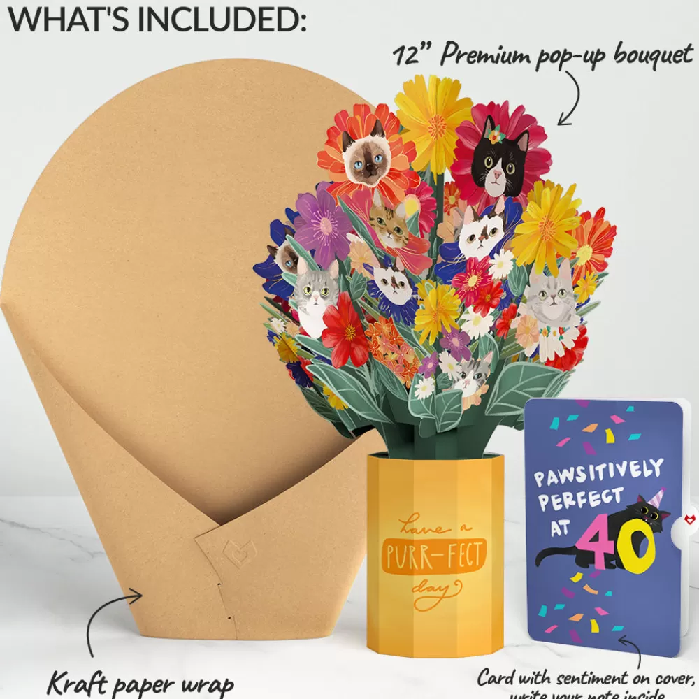 purrfect_cat_th_birthday_bouquet_and_sentiment_set_2.webp Lovepop Pop-Up Bouquets | Purr-fect Cat 40th Birthday Bouquet and Sentiment Set