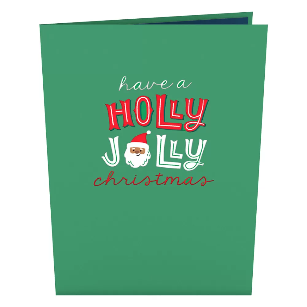 Lovepop Greeting Cards | Christmas 12/25 | Santa Decorating a Christmas Tree Pop-Up Card