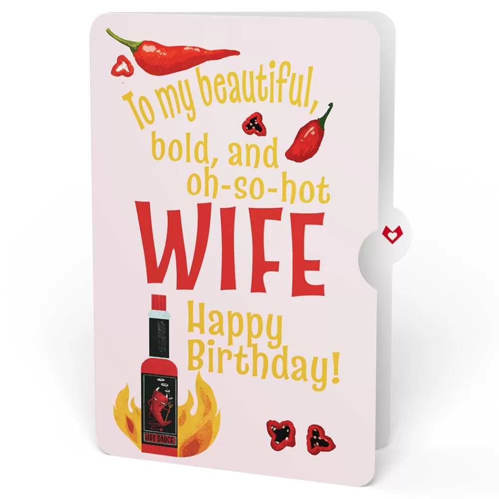 Lovepop Birthday | Her | Send Noods Spicy Birthday Pop-Up Card and Sentiment Set for Wife