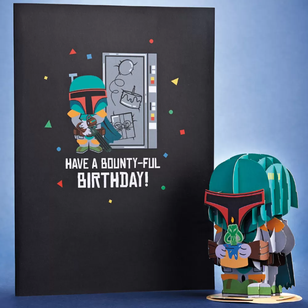 Lovepop Birthday | Star Wars | Star Wars™ Boba Fett™ Bounty-ful Birthday Card with Pop-Up Gift