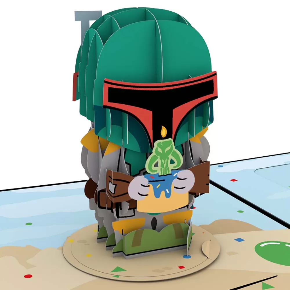 Lovepop Birthday | Star Wars | Star Wars™ Boba Fett™ Bounty-ful Birthday Card with Pop-Up Gift