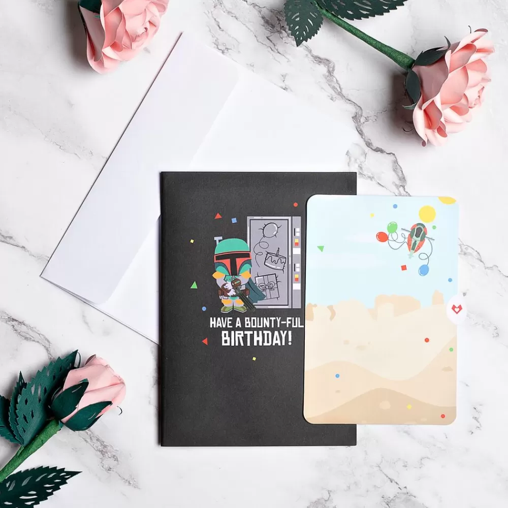 Lovepop Birthday | Star Wars | Star Wars™ Boba Fett™ Bounty-ful Birthday Card with Pop-Up Gift