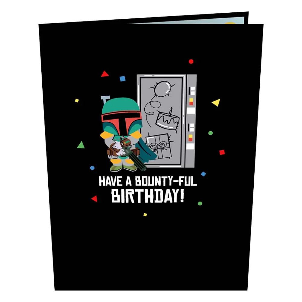 Lovepop Birthday | Star Wars | Star Wars™ Boba Fett™ Bounty-ful Birthday Card with Pop-Up Gift