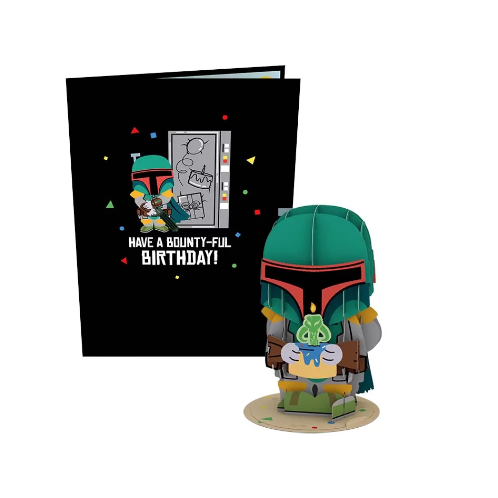 Lovepop Birthday | Star Wars | Star Wars™ Boba Fett™ Bounty-ful Birthday Card with Pop-Up Gift