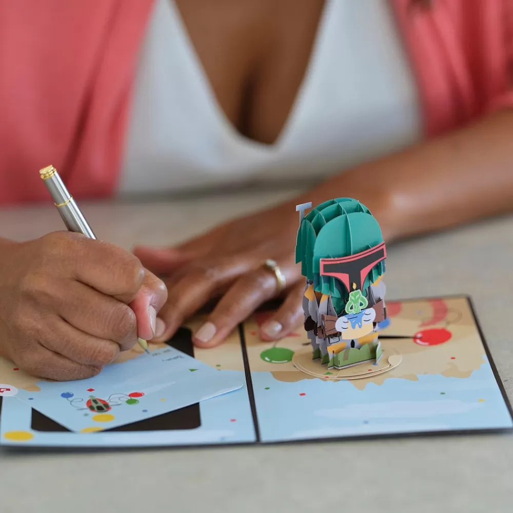 Lovepop Birthday | Star Wars | Star Wars™ Boba Fett™ Bounty-ful Birthday Card with Pop-Up Gift