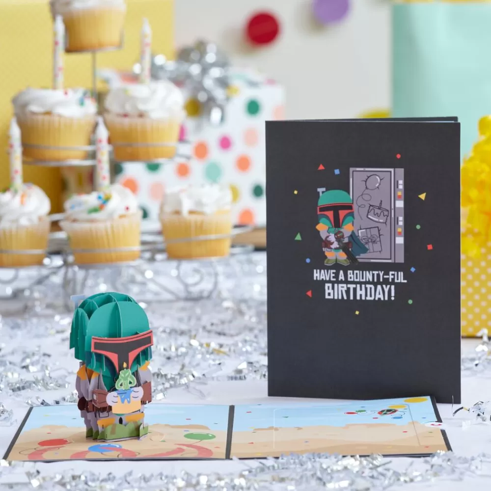 Lovepop Birthday | Star Wars | Star Wars™ Boba Fett™ Bounty-ful Birthday Card with Pop-Up Gift
