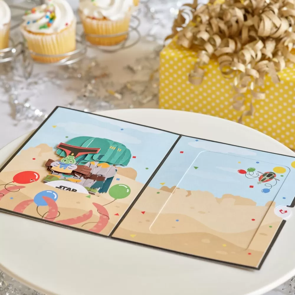 Lovepop Birthday | Star Wars | Star Wars™ Boba Fett™ Bounty-ful Birthday Card with Pop-Up Gift