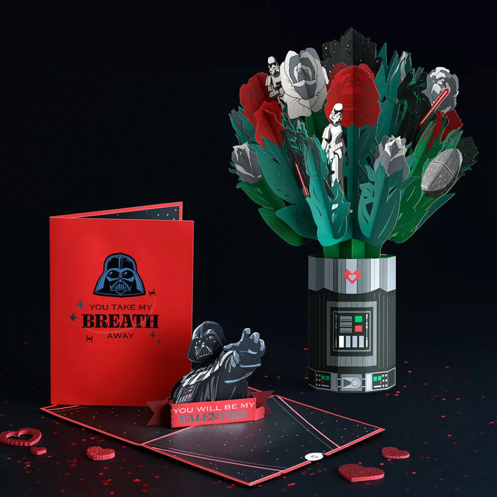 Lovepop Pop-Up Bouquets | Card & Gift Bundles | Star Wars™ Darth Vader™ Take My Breath Away Valentine Bundle