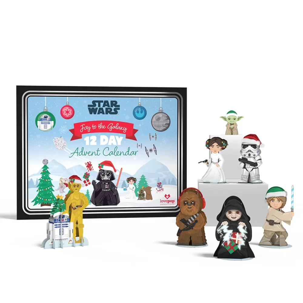Lovepop Advent Calendars | Christmas 12/25 | Star Wars™ Joy to the Galaxy 12 Day Holiday Advent Calendar