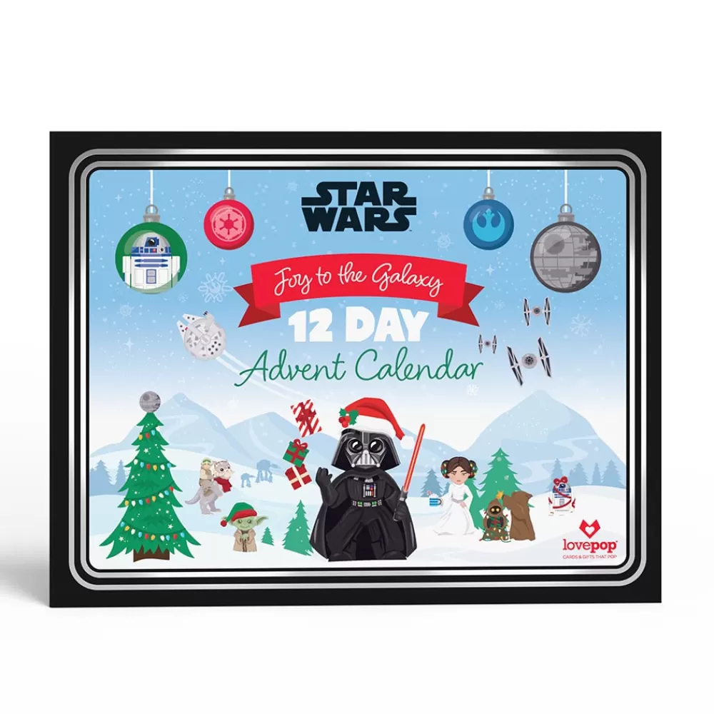 Lovepop Advent Calendars | Christmas 12/25 | Star Wars™ Joy to the Galaxy 12 Day Holiday Advent Calendar