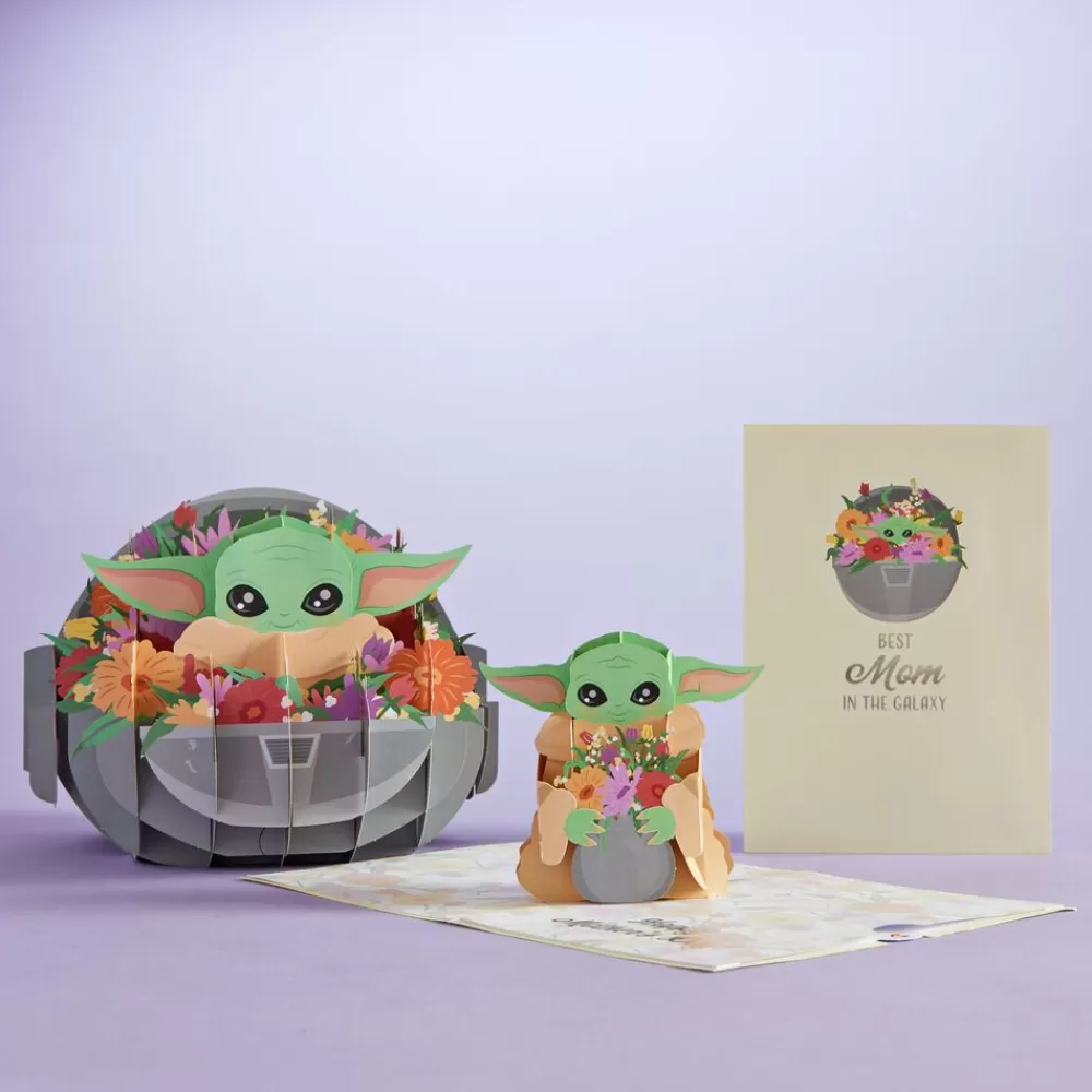 Lovepop Card & Gift Bundles | Mother'S Day 5/11 | Star Wars™ The Mandalorian™ Grogu™ Floral Mother’s Day Bundle