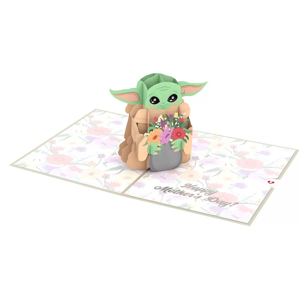 Lovepop Card & Gift Bundles | Mother'S Day 5/11 | Star Wars™ The Mandalorian™ Grogu™ Floral Mother’s Day Bundle