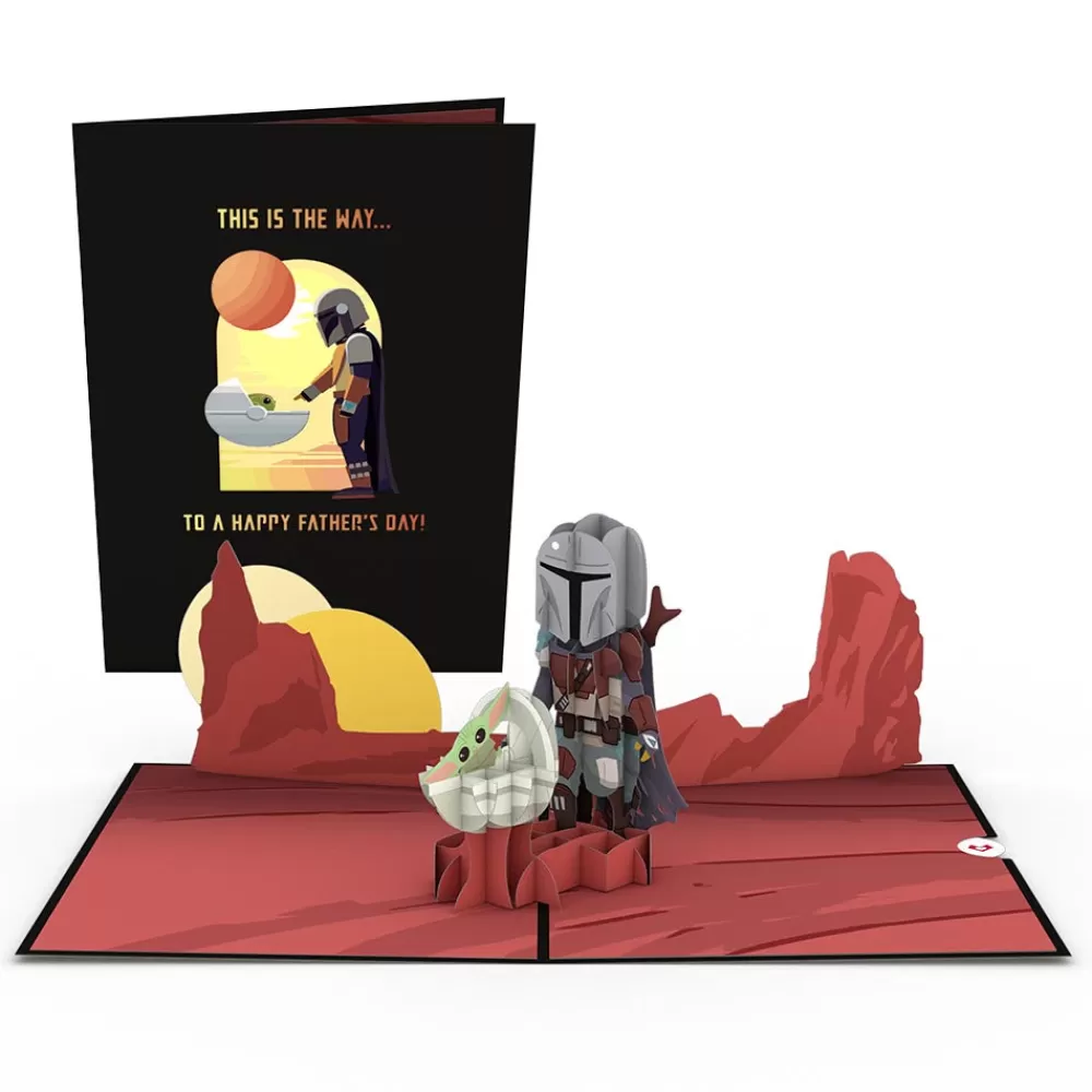 Lovepop Father'S Day 6/15 | Dad | Star Wars™ The Mandalorian™ A Mandalorian Father's Day Pop-Up Card