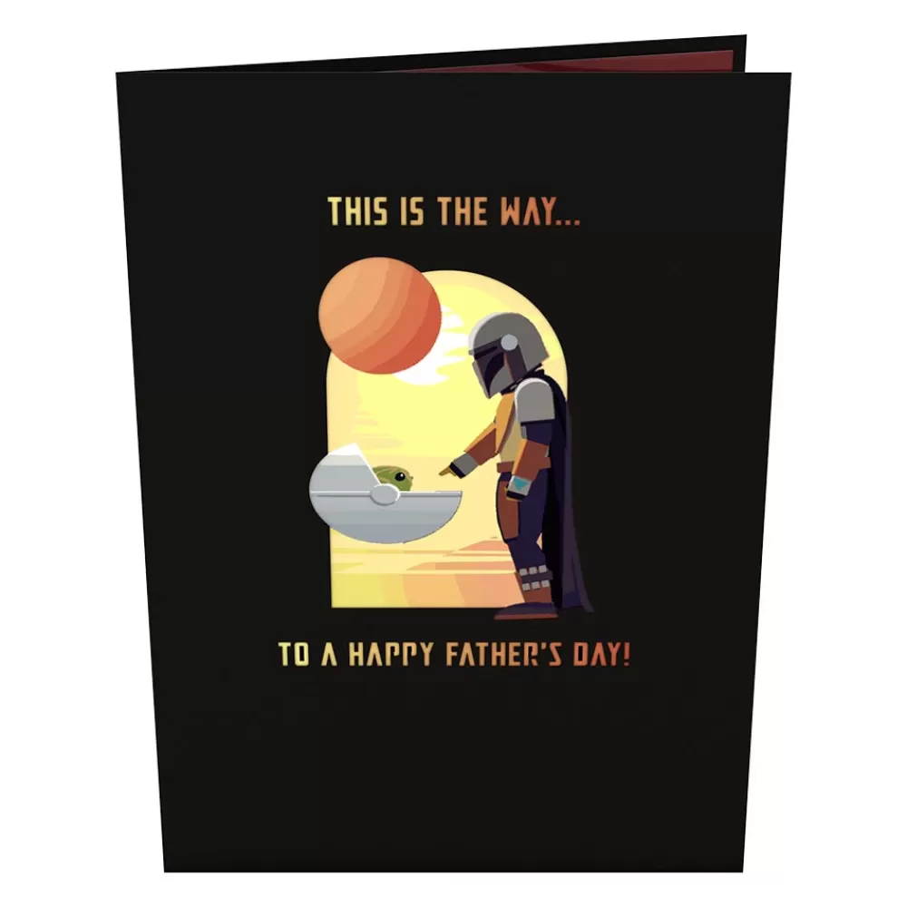 Lovepop Father'S Day 6/15 | Dad | Star Wars™ The Mandalorian™ A Mandalorian Father's Day Pop-Up Card