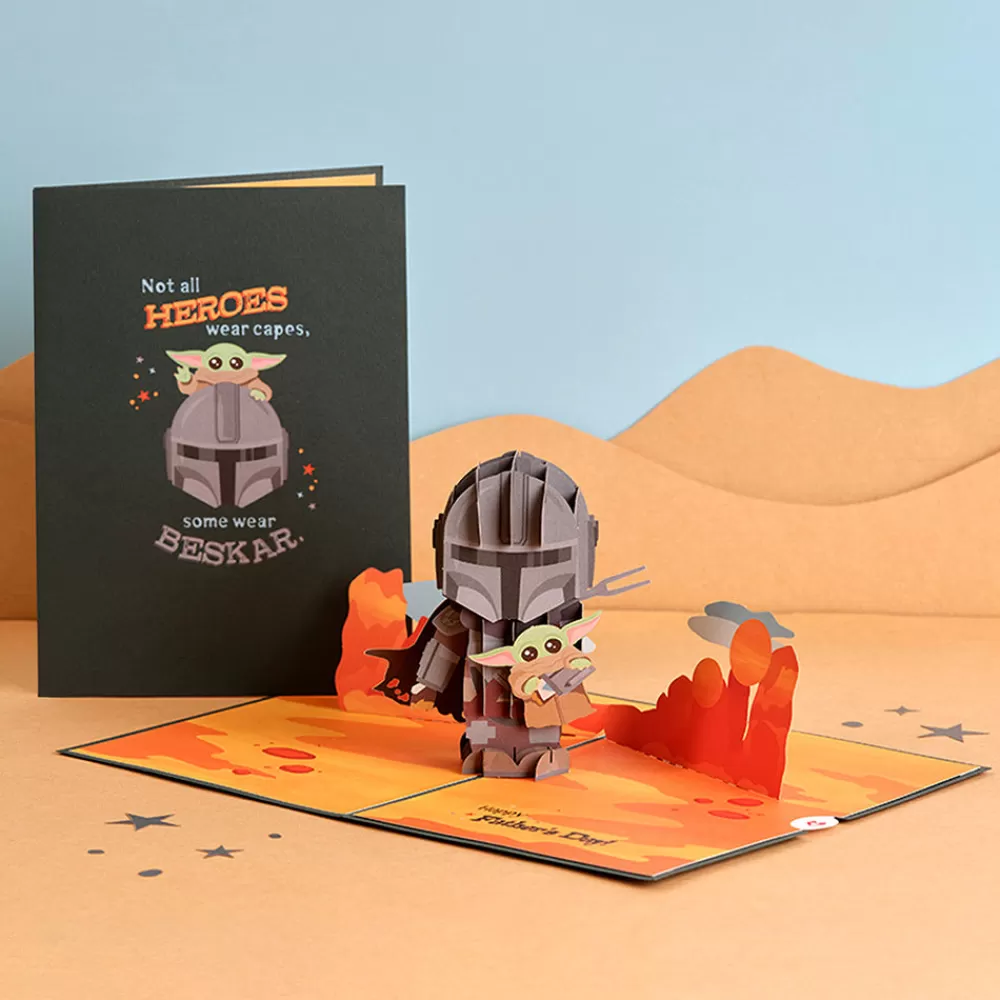 Lovepop Father'S Day 6/15 | Dad | Star Wars™ The Mandalorian™ Beskar Father's Day Pop-Up Card