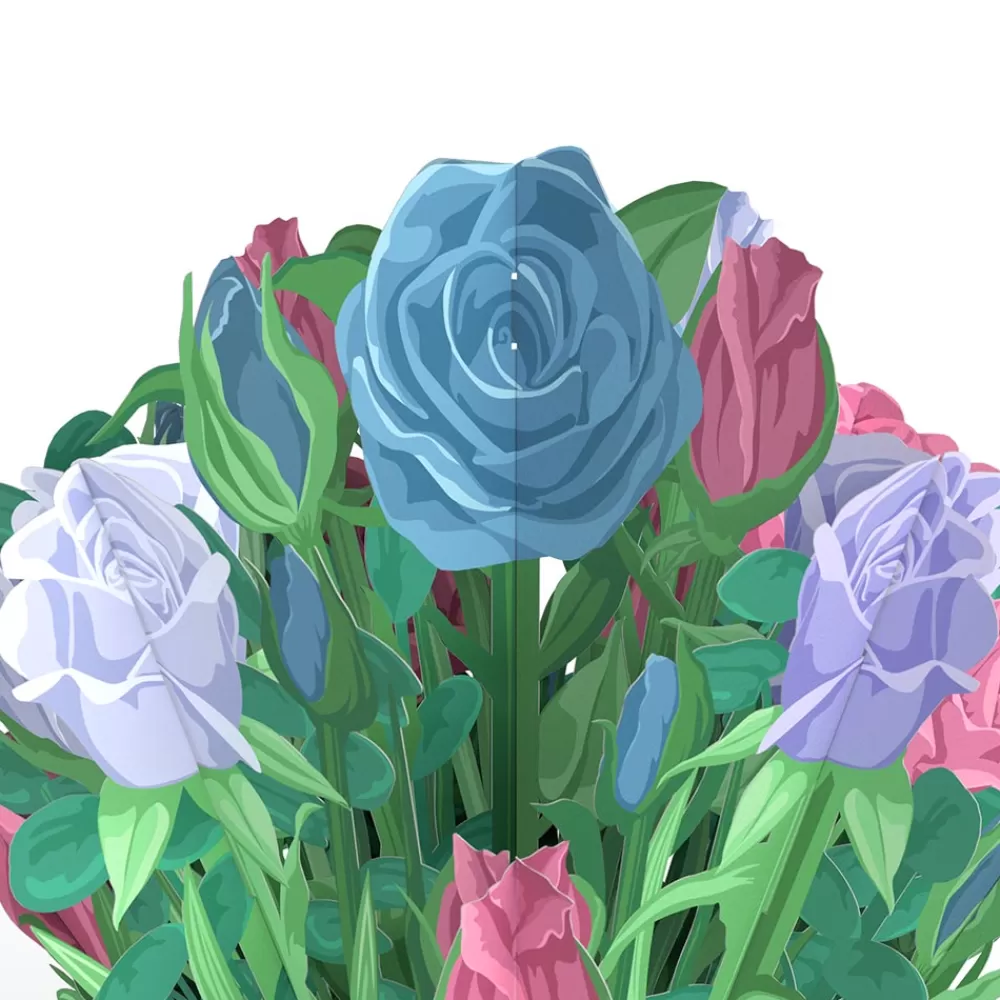 Lovepop Pop-Up Bouquets | Card & Gift Bundles | Star Wars™ The Mandalorian™ Grogu™ Birthday Pop-Up Card & Flower Buds Bouquet Bundle
