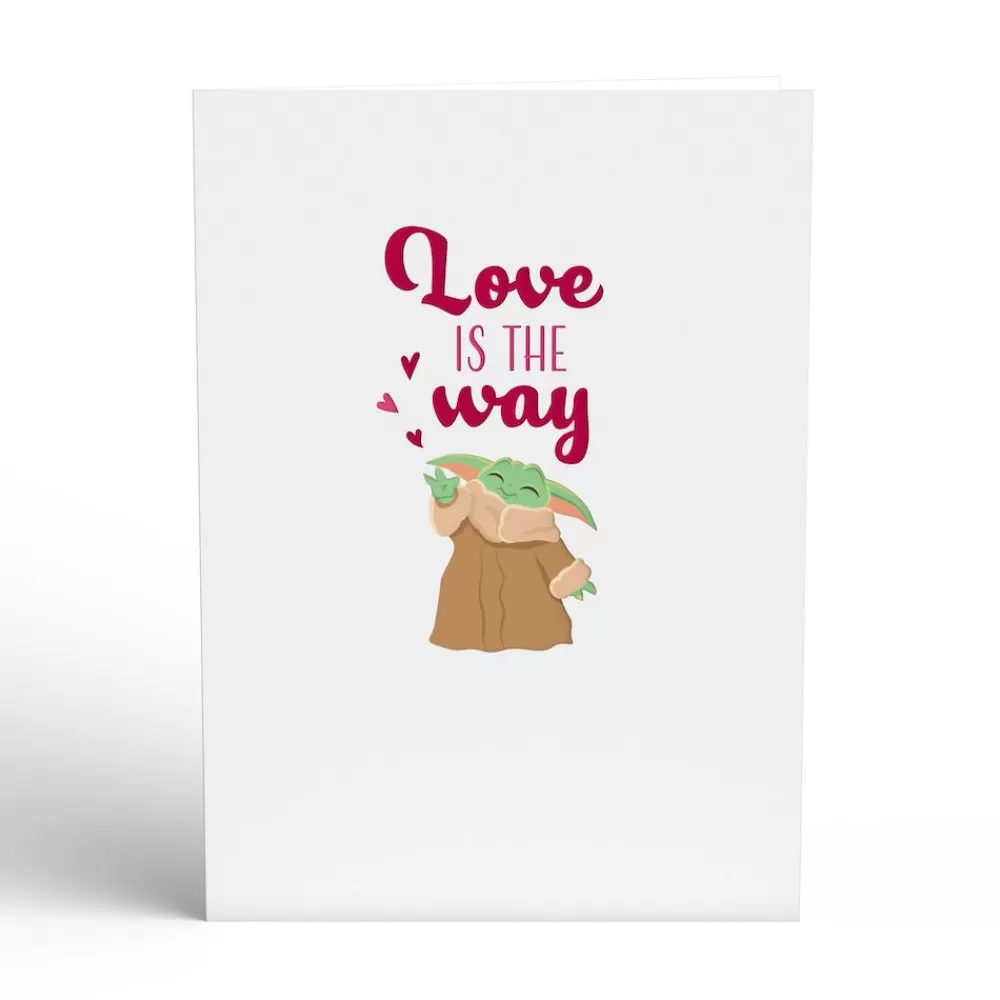 Lovepop Valentine'S Day 2/14 | Star Wars | Star Wars™ The Mandalorian™ Grogu™ Love is the Way Pop-Up Card